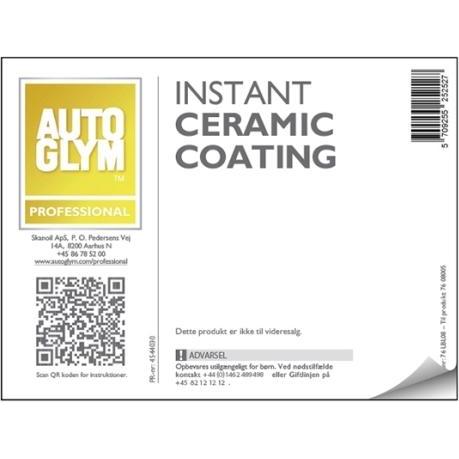 Autoglym, Accessori per pulizia auto, Etichetta Rivestimento ceramico istantaneo