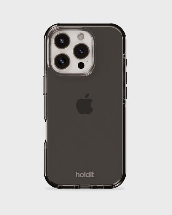 Actual product image Holdit Seethru Case iPhone 16 Pro Max Black (Apple iPhone 16 Pro Max)