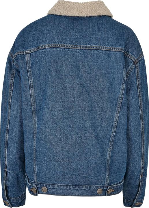 Actual product image Urban Classics Ladies Oversized Sherpa Denim Jacket (3XL)
