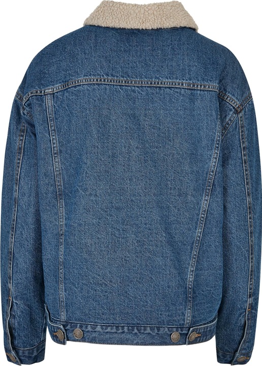 Produktbild Urban Classics Ladies Oversized Sherpa Denim Jacket (3XL)