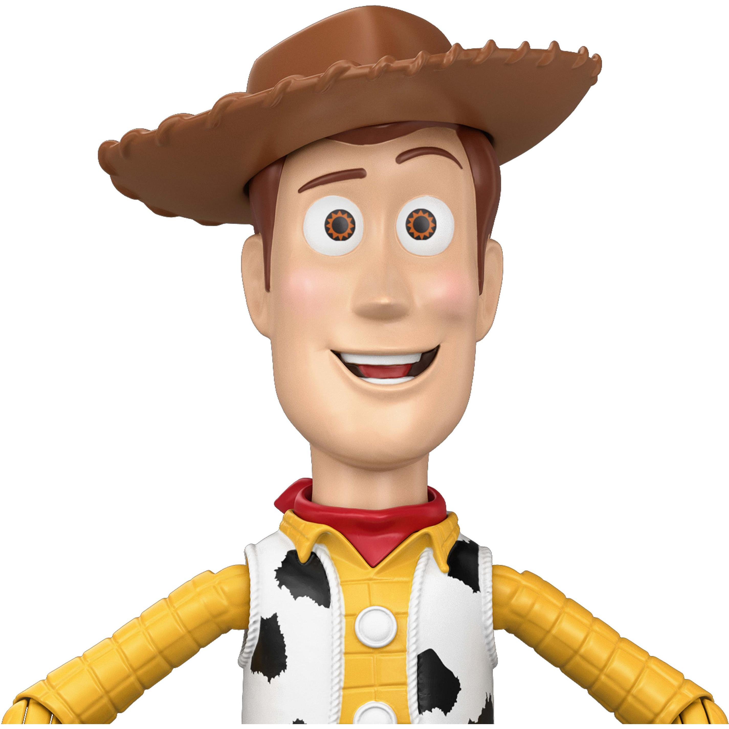 Pixar 30 cm Actionfigur rennender Woody aus Disney Toy Story 5, über 50 Geräusche
