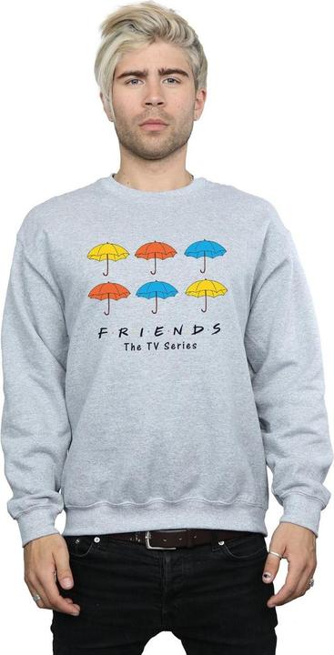 Actual product image Friends Mens Coloured Umbrellas Sweatshirt (S)