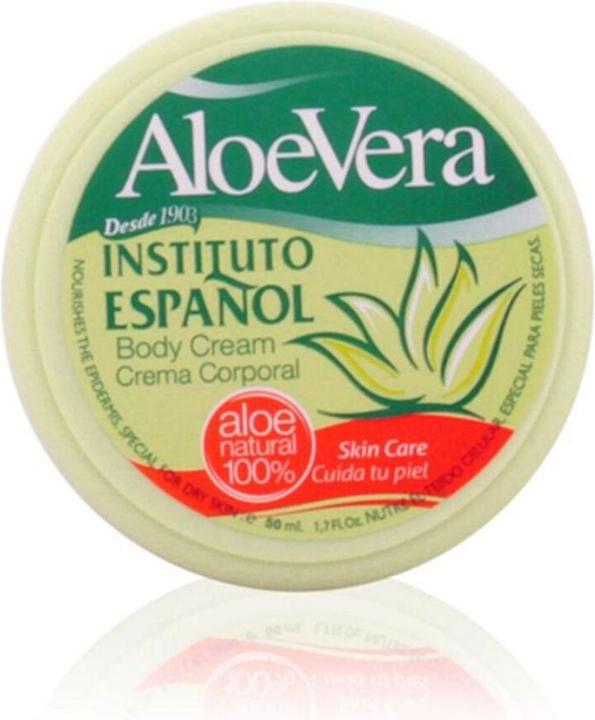 Actual product image Instituto Español Aloe Vera Body Cream (50 ml) (Body cream, 50 ml)
