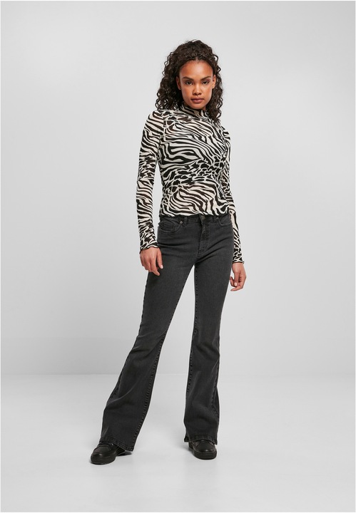 Immagine prodotto Urban Classics Donna AOP Mesh Turtleneck Longsleeve (4XL)