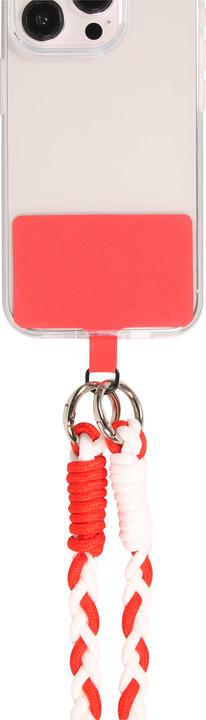 Image du produit PhoneLook Lanière universelle pour smartphone cordon tressé tricolore en tissu élastique