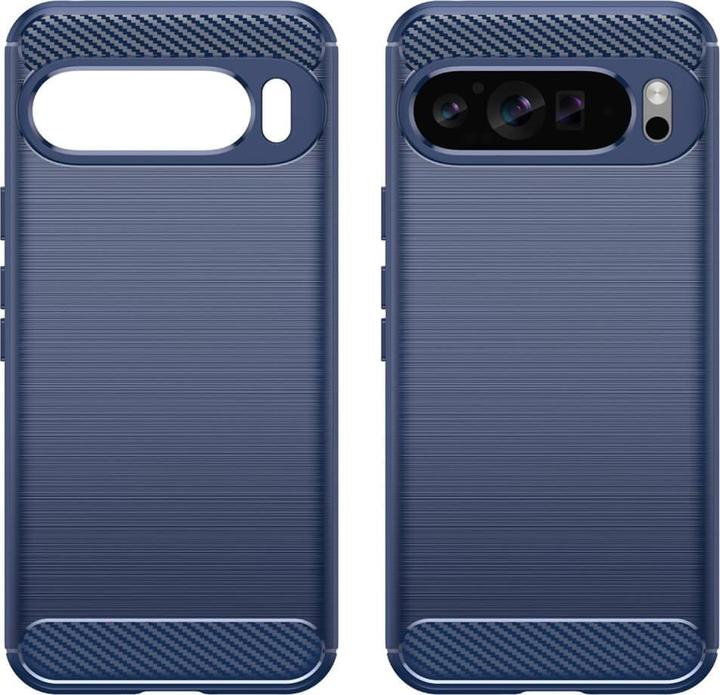 Produktbild Cover-Discount Google Pixel 9 Pro XL - Metall Carbon Look Hülle (Google Pixel 9 Pro XL)