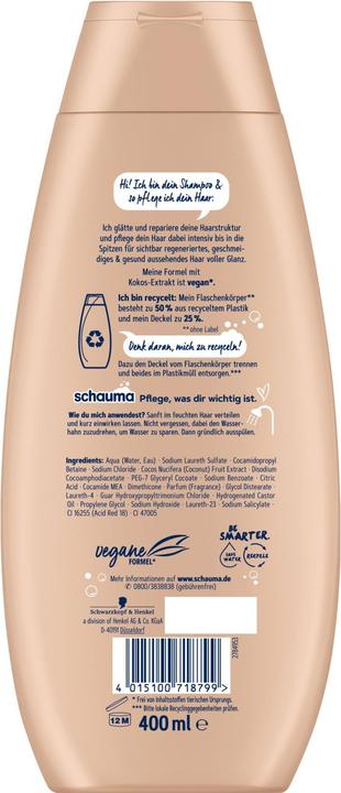 Actual product image Schauma Repair & Care (400 ml, Liquid shampoo)