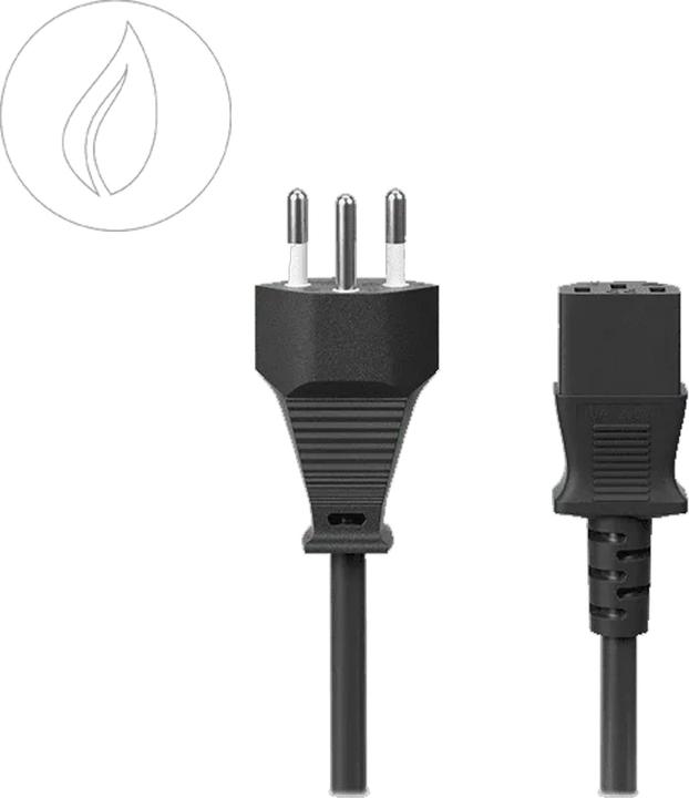 Produktbild Goobay Netzanschlusskabel Schweiz (2 m)