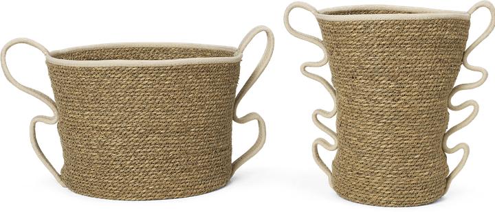 Actual product image Ferm Living Verso Baskets (2 x, Ø 34 x 31 cm)