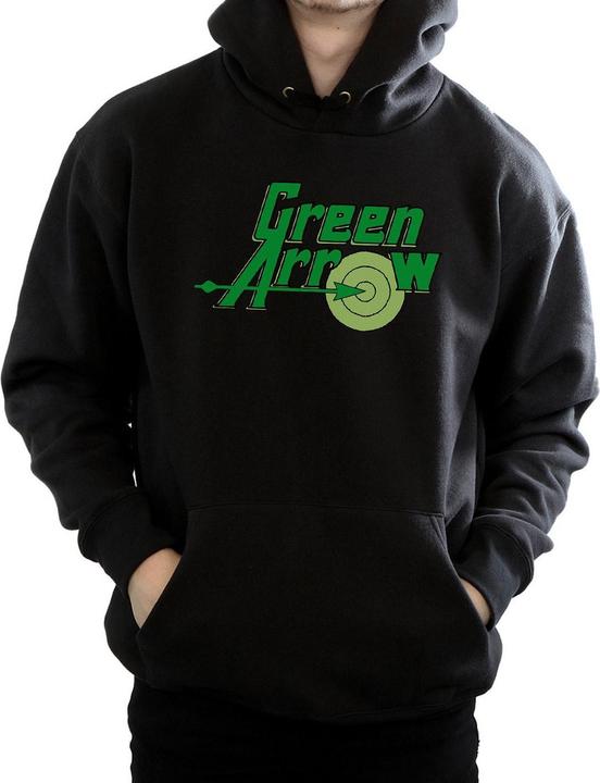 Produktbild Green Arrow Text Logo Kapuzenpullover (L)