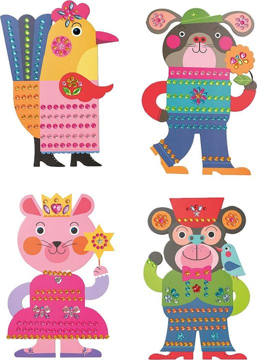 Actual product image Djeco Stickers and crafting glamour