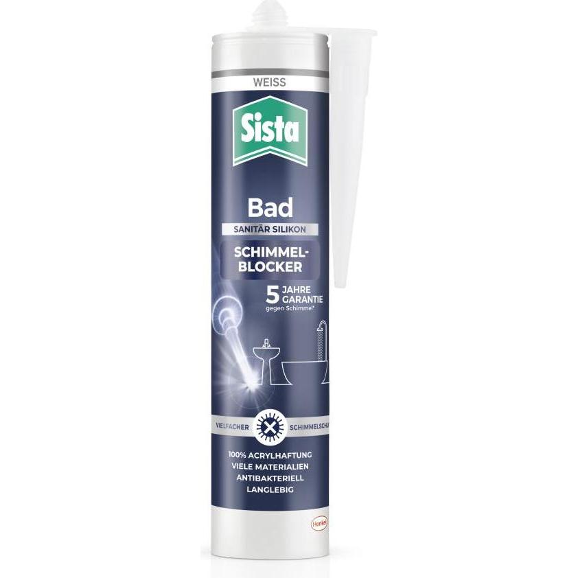 Sista, Dichtmittel, Bad Schimmel-Blocker Herstellerfarbe Weiss SBSBW 280 ml (Weiss, 280 ml)
