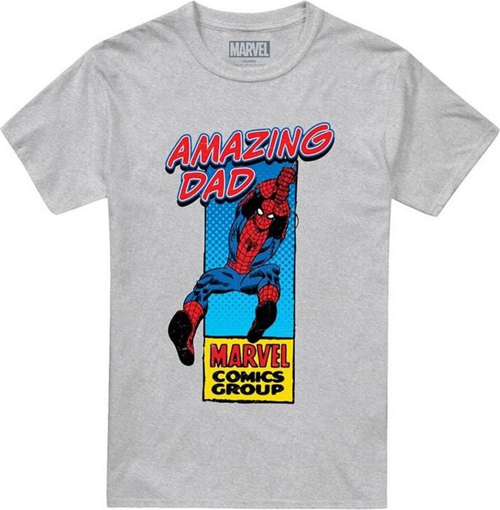 Produktbild Amazing Dad TShirt meliert Vatertag (L)