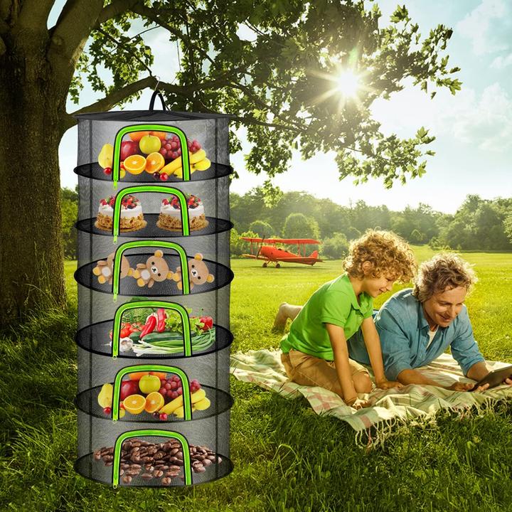 Immagine prodotto Coopache 6-lagiges Trockennetz für Kräuter und Pflanzen