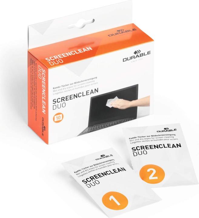 Productafbeelding Durable Screenclean Duo (10 x)