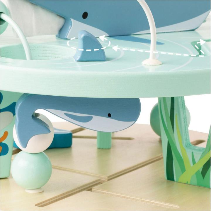 Image du produit Konjac Sponge Spirale motorisée en bois Monde sous-marin