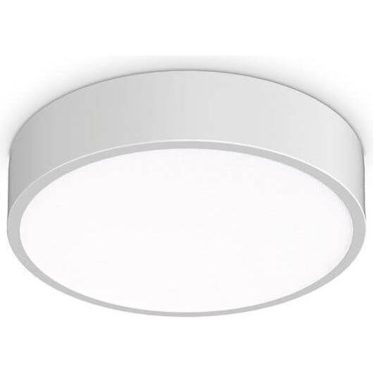 Ideal lux, Wandleuchte + Deckenleuchte, RAY LED Deckenleuchte 13W ⌀300mm Weiss IP44 CCT einstellbare Lichtfarbe 327570 (...