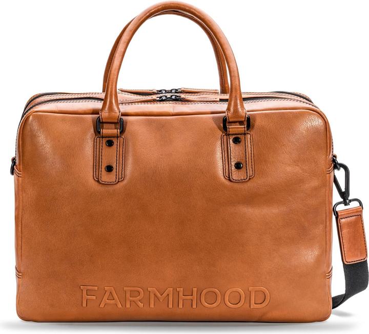 Farmhood Memphis Aktentasche Leder 42 cm Laptopfach
