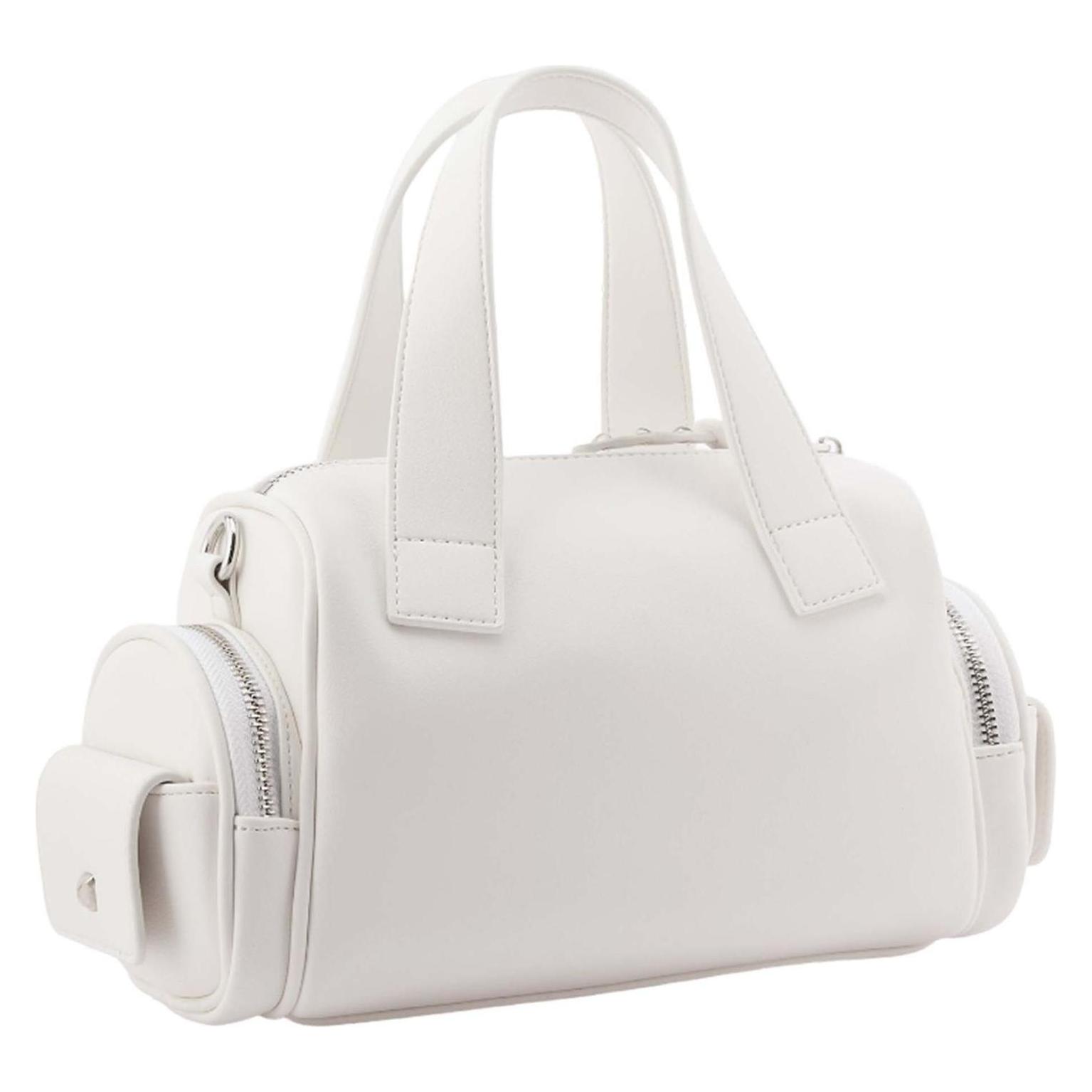 Seidenfelt, Damen, Handtasche, Jokela Bowling Bag, Weiss