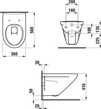 Produktbild Laufen WC Moderna R