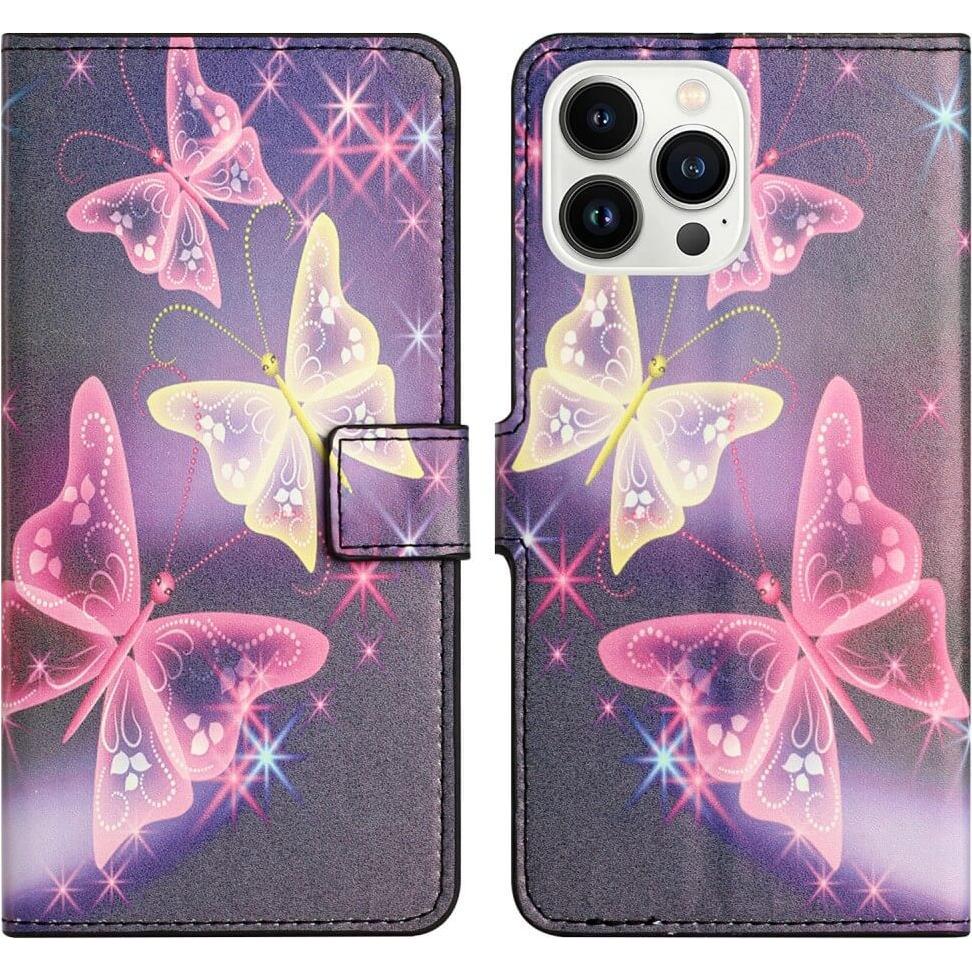 Cover-Discount iPhone 16 Pro - Handyhülle mit stilvollem Motiv (Apple iPhone 16 Pro), Smartphone Hülle, Violett