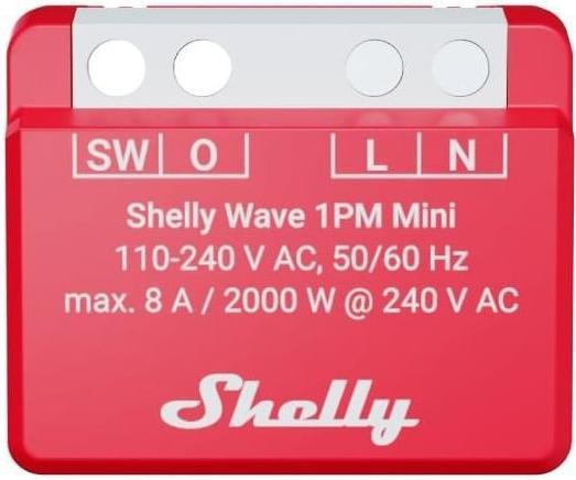Produktbild Shelly Wave 1PM Mini EU LR (Schaltaktor)