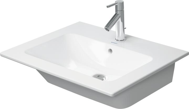 Produktbild Duravit Möbelwaschtisch ME by Starck m ÜL m HLB 630x490mm ohne Hahnloch weiss (490 mm, 630 mm)