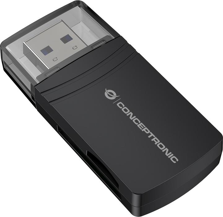 Image du produit Conceptronic Lecteur de cartes USB-A -> Micro SD/TF 4.0 noir