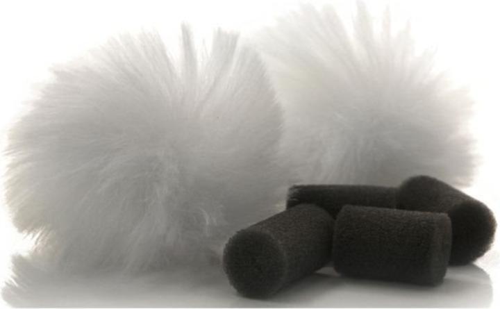 Rycote Paire de lavallière blanche Windjammer (Peaux)