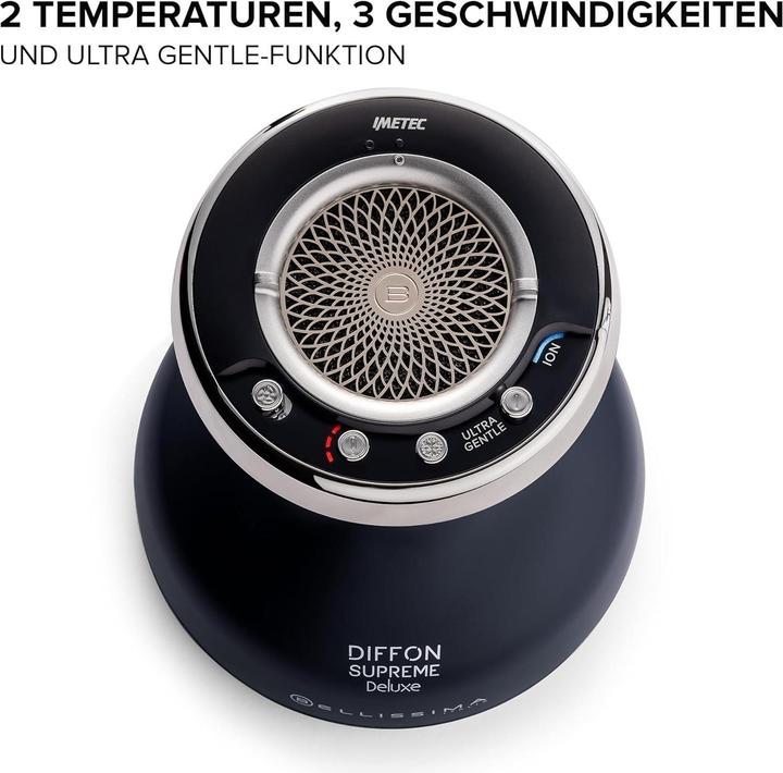 Actual product image Diffusore ad aria calda per capelli ricci con tecnologia cheratina e ionizzatore, 3 temperature