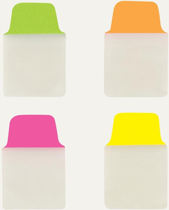 Produktbild Avery Zweckform Haftstreifen UltraTabs Neon 25,4 x 38 mm beschreibbare Taben, aus Polyester, papierbeschic