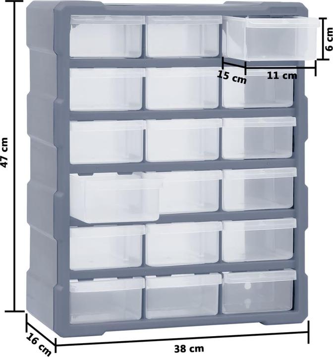 Produktbild vidaXL Multi-Schubladen-Organizer