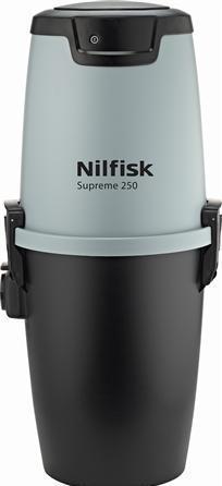 Nilfisk Centralstøvsuger Supreme LCD, max. 500 m² / 70 m til fjerneste sugekontakt (on/off el. Wirel