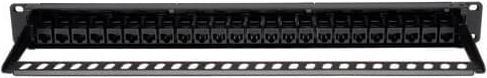 Produktbild Eaton 24-Port 1U Rack-Mount Cat6/Cat5 Feedthrough Patch Panel RJ45 Ethernet TAA