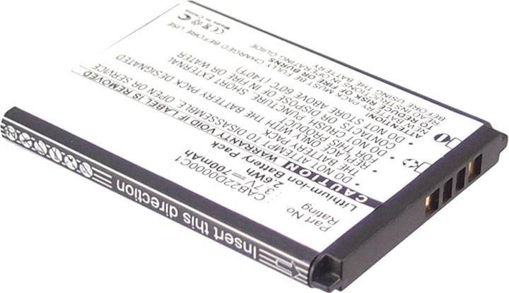 Actual product image AGI 36081 - Battery - Alcatel - CAB22B0000C1 - White - 700 mAh - 3.7 V