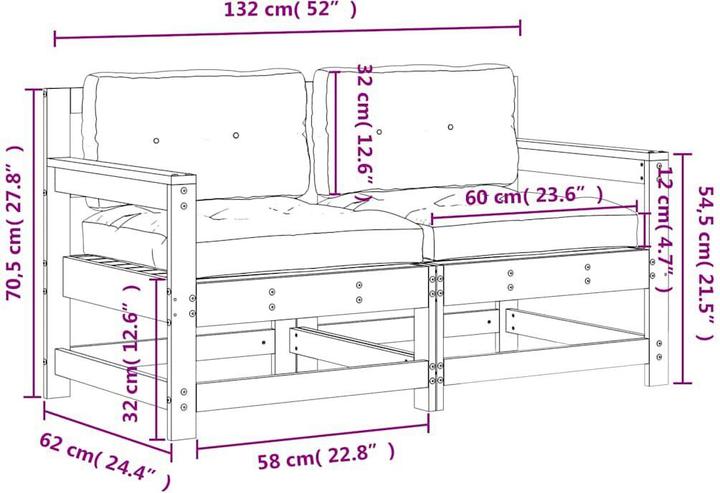 Produktbild vidaXL Gartenstuhl