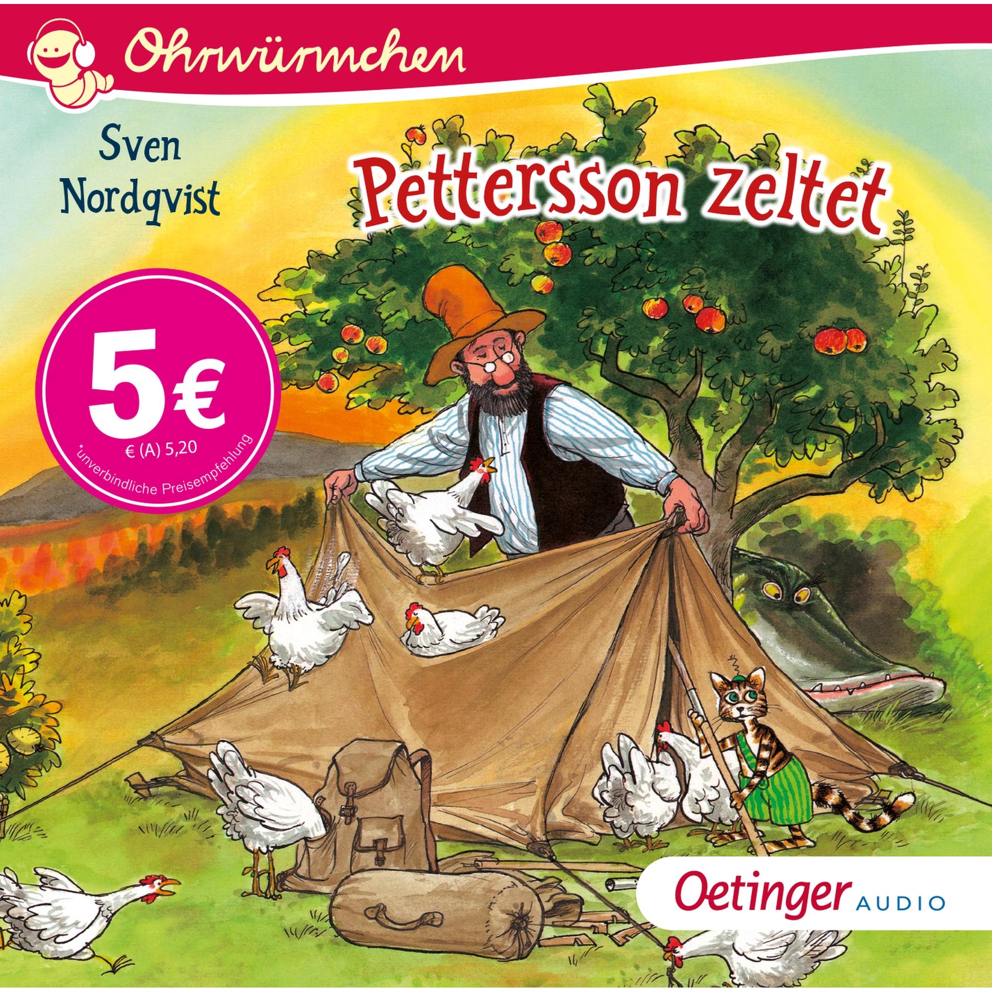Ohrwürmchen - Pettersson und Findus Pettersson zeltet, Hörbücher von Katharina Wolter, Angela Metzler, Laura Maire, Mart...