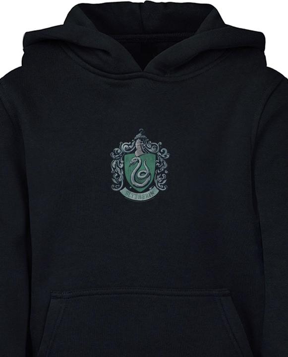 Immagine prodotto Absolute Cult Harry Potter - Felpa con cappuccio Basic per bambini con stemma di Serpeverde - 124471 (110, 116)