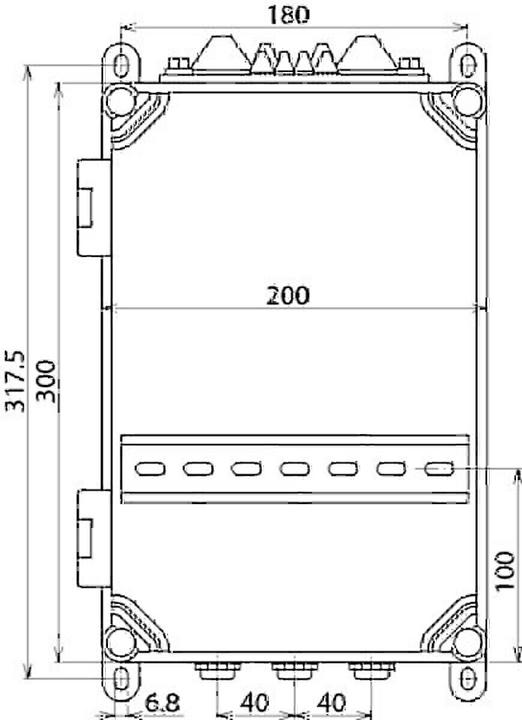 Image du produit Dehn SOEHNE Boîtier isolant APIP54 p.REG.10TE IGA IP5 (Boîtier)