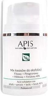 Produktbild Apis Natural Cosmetics Apis - Exfoliation Acid Acid Mix Is Phytic + Pyrurogonic + Lactic + Ferul 40% 50Ml (Reinigungsmousse, 50 ml)