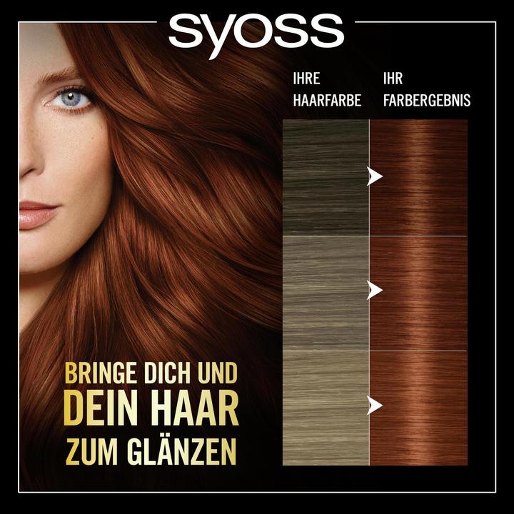 Actual product image Syoss Oleo Intense (5-77 Shiny Copper Red)