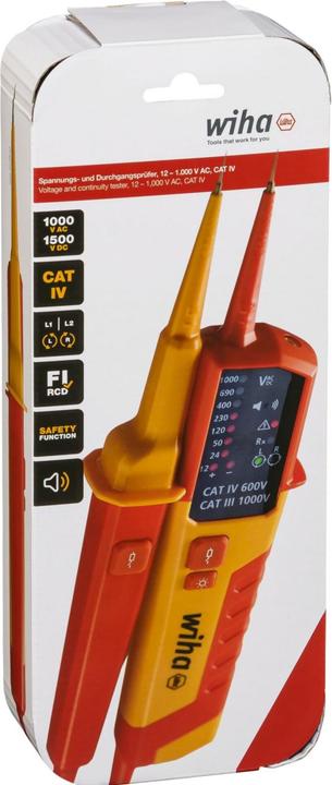 Produktbild Wiha Spannungs- und Durchgangsprüfer (CAT IV 600V, CAT III)