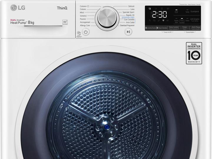 Image du produit LG RH80V9AVHN Sèche-linge 8 kg chargement frontal (8 kg, Droite)