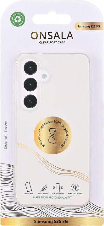 Produktbild Onsala Rückseite aus recyceltem transparentem TPU für Samsung S25 5G (Samsung Galaxy A25 5G)