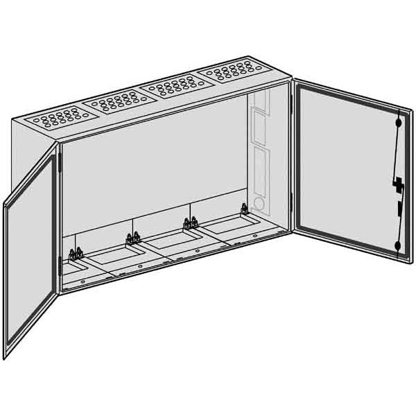 ABN, Verteilerschrank Zubehör, SP44 System-GehÃ¤use IP54 schutzis.1050x650mm