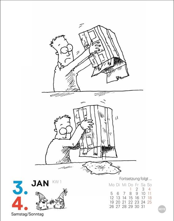 Produktbild Simons Katze Tagesabreisskalender 2026 (11 x 14 cm, Harter Einband, Deutsch)
