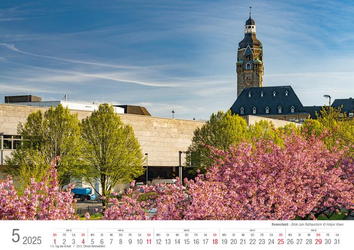 Produktbild Remscheid 2025 Bildkalender A3 Spiralbindung (A3, Harter Einband, Deutsch)