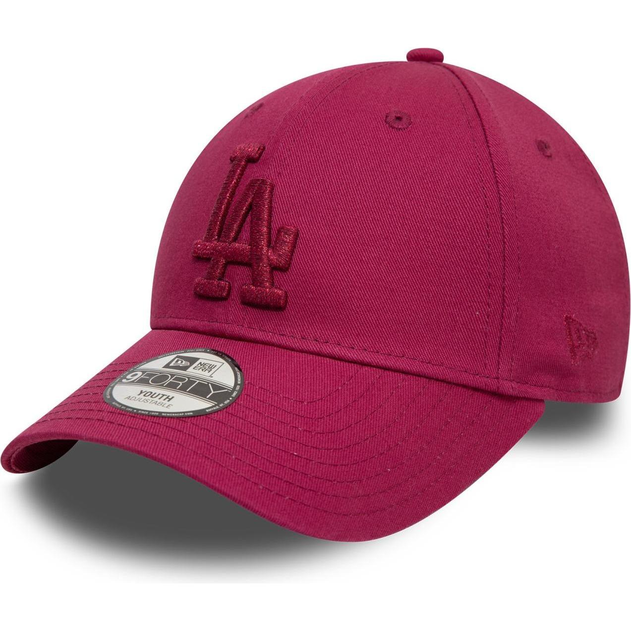 New Era, Jungen, Cap, 9Forty Kinder Cap - METALLIC Los Angeles Dodgers - Y, Rot, (55, 56, 54 C)