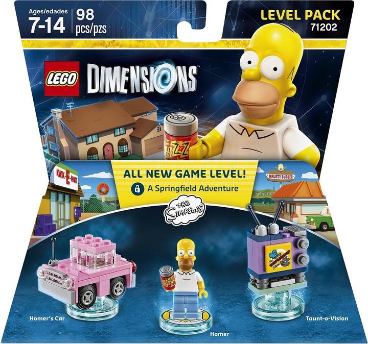 LEGO Pacchetto livelli I Simpson (71202, LEGO Dimensions)