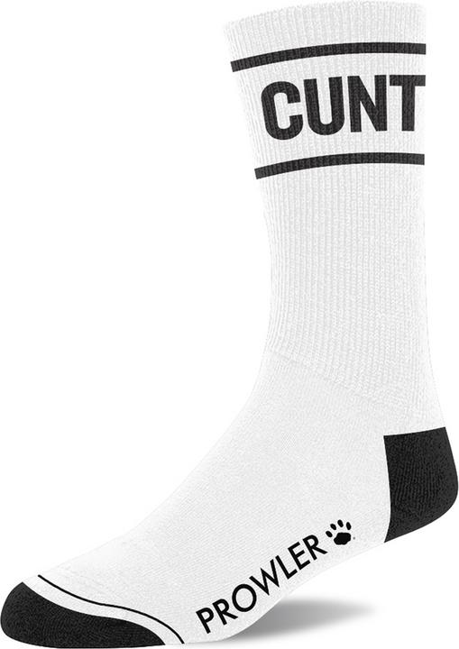 Image du produit Prowler Cunt Socks - White/Black (Taille unique)